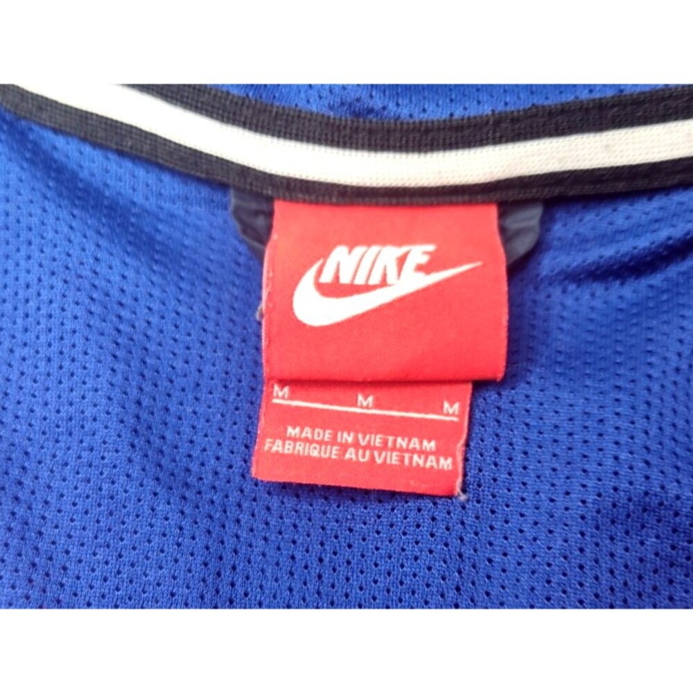 Vintage Nike Hoodie Full Zip Size M Red And Navy Women Medium Pockets Lined - Picture 4 of 8